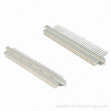 DIN Connectors with 2 Rows Male, Straight, B Type